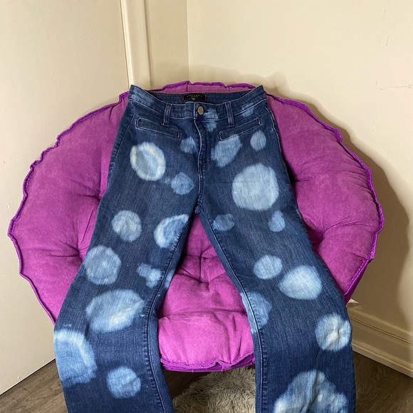 Bleached high Waisted Boot Cut Jeans - Picture 8 of 8